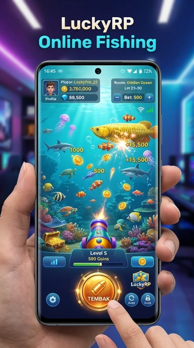 Cuplikan layar menu unduhan luckyrp untuk perangkat Android